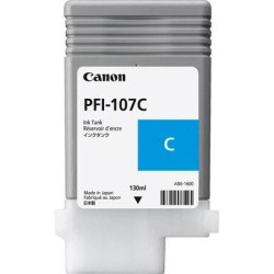 Cartus Cerneala Original Canon Cyan, PFI-107C, pentru IPF 670|680|685|770|780|785, , (timbru verde 0.15 lei),NOPP, "CF6706B001AA