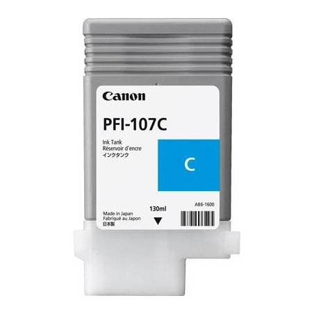 Cartus Cerneala Original Canon Cyan, PFI-107C, pentru IPF 670|680|685|770|780|785, , (timbru verde 0.15 lei),NOPP, "CF6706B001AA
