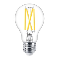 BEC LED Philips, soclu E27, putere 5.9W, forma clasic, lumina alb calda, alimentare 220 - 240 V, "000008719514323834" (timbru ve