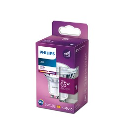 BEC LED Philips, soclu GU10, putere 4.9W, forma spot, lumina alb, alimentare 220 - 240 V, "000008719514308770" (timbru verde 0.4