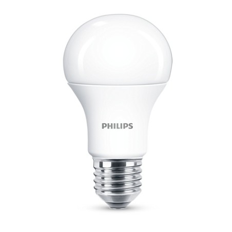 BEC LED Philips, soclu E27, putere 13W, forma clasic, lumina alb calda, alimentare 220 - 240 V, "000008718699770228" (timbru ver