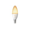 BEC smart LED Philips, soclu E14, putere 4W, forma lumanare, lumina alb calda, alb rece, alimentare 220 - 240 V, "00000871951435