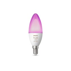 BEC smart LED Philips, soclu E14, putere 5.3W, forma lumanare, lumina multicolora, alimentare 220 - 240 V, "000008719514356610" 