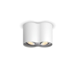 Pillar Hue plate/spiral white 2x5W 230V, "000008719514338463" (timbru verde 2.00 lei)