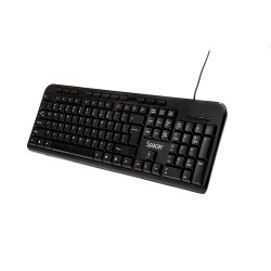 TASTATURA SPACER USB, multimedia, 104 taste + 11 taste multimedia, anti-spill, black, "SPKB-169" 45504123   (timbru verde 0.8 le