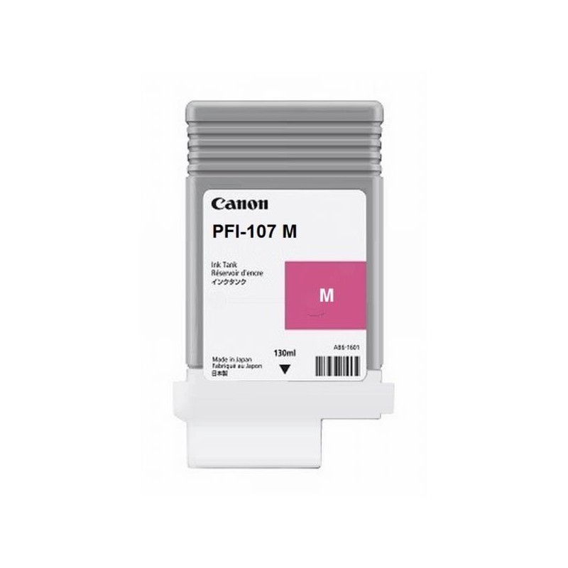 Cartus Cerneala Original Canon Magenta, PFI-107M, pentru IPF 670|680|685|770|780|785, , (timbru verde 0.15 lei),NOPP, "CF6707B00