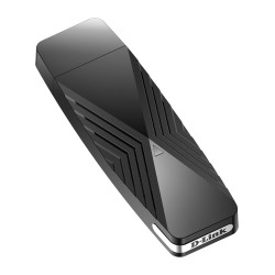 ADAPTOR RETEA D-LINK, extern wireless dual band, WI-FI 6, USB 3.0, AX1800 Mbps, antena interna x 2, "DWA-X1850" (timbru verde 0.