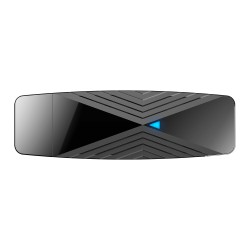 ADAPTOR RETEA D-LINK, extern wireless dual band, WI-FI 6, USB 3.0, AX1800 Mbps, antena interna x 2, "DWA-X1850" (timbru verde 0.