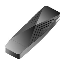 ADAPTOR RETEA D-LINK, extern wireless dual band, WI-FI 6, USB 3.0, AX1800 Mbps, antena interna x 2, "DWA-X1850" (timbru verde 0.