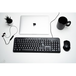 TASTATURA SPACER USB, multimedia, 104 taste + 11 taste multimedia, anti-spill, black, "SPKB-169" 45504123   (timbru verde 0.8 le