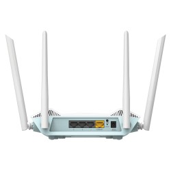 ROUTER D-Link wireless AX1500,1 x WAN Gigabit, 3 porturi LAN Gigabit, 2.4 Ghz/5 Ghz dual band, 4 antene externe, WI-FI 6 "R15" (