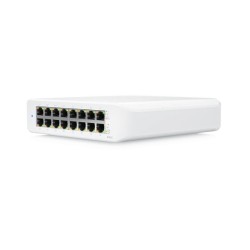 SWITCH. PoE Ubiquiti UniFi Desktop 16Port Gigabit Switch with PoE "USW-LITE-16-POE-EU" (timbru verde 2 lei)