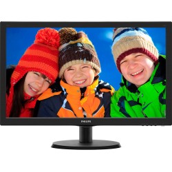 MONITOR PHILIPS 21.5", home, office, TN, Full HD (1920 x 1080), Wide, 200 cd/mp, 5 ms, VGA, "223V5LSB2/10" (timbru verde 7 lei)