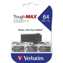 MEMORIE USB VERBATIM TOUGHMAX USB 2.0 64GB "49332" (timbru verde 0.03 lei)