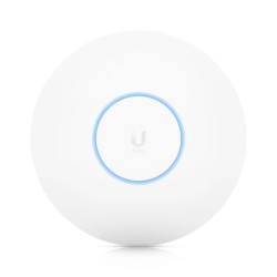 ACCESS POINT Ubiquiti "U6" interior, 2400 Mbps, port Gigabit x 1, antena interna x 1, PoE, 2.4 - 5 GHz, "U6-LR" (timbru verde 0.