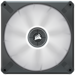 VENTILATOR Corsair, pt carcasa PC, 140 mm, 1600 rpm, LED alb, 1 ventilator, "CO-9050124-WW"
