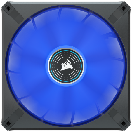 VENTILATOR Corsair, pt carcasa PC, 140 mm, 1600 rpm, LED albastru, 1 ventilator, "CO-9050125-WW"