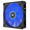 VENTILATOR Corsair, pt carcasa PC, 140 mm, 1600 rpm, LED albastru, 1 ventilator, "CO-9050125-WW"