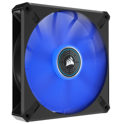 VENTILATOR Corsair, pt carcasa PC, 140 mm, 1600 rpm, LED albastru, 1 ventilator, "CO-9050125-WW"