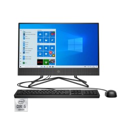 DESKTOP HP, "200 G4" All-in-one, 21.5 inch, CPU i5-10210U, Intel UHD Graphics 630, memorie 8 GB, SSD 256 GB, unitate optica, tas