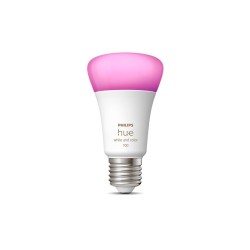 BEC smart LED Philips, soclu E27, putere 9W, forma clasic, lumina multicolora, alimentare 220 - 240 V, "000008719514291171" (tim