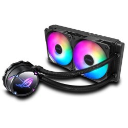 COOLER ASUS, "ROG Strix LC II 240", skt. universal, racire cu lichid, fan 120 mm x 2, 2500 rpm, LED ARGB, "RS LC II 240 ARGB"(ti