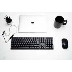 KIT wireless SPACER, tastatura wireless + mouse wireless, black, "SPDS-1100"   (timbru verde 0.8 lei)