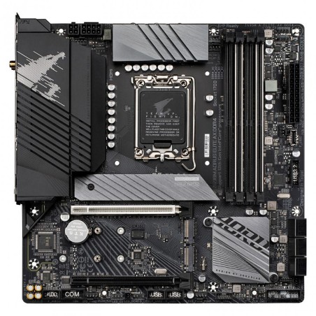 PLACA de BAZA Gigabyte "Z690M A ELITE AXD4", skt LGA 1700, mATX, Intel Z690, 4 x DDR4, max. 128 GB, 6 x SATA, 3 x M.2, 7.1, "Z69