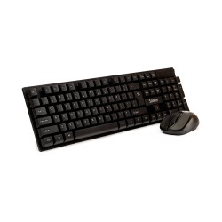 KIT wireless SPACER, tastatura wireless + mouse wireless, black, "SPDS-1100"   (timbru verde 0.8 lei)