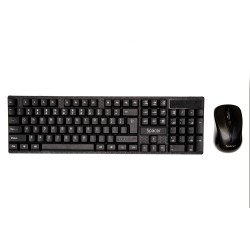KIT wireless SPACER, tastatura wireless + mouse wireless, black, "SPDS-1100"   (timbru verde 0.8 lei)