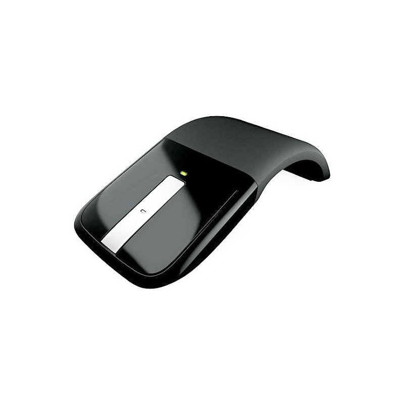 MOUSE MICROSOFT, "Arc Touch", PC sau NB, wireless, 2.4GHz, optic, 1000 dpi, butoane/scroll 2/Touch, modificare forma, negru, "RV