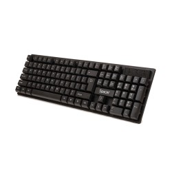 KIT wireless SPACER, tastatura wireless + mouse wireless, black, "SPDS-1100"   (timbru verde 0.8 lei)