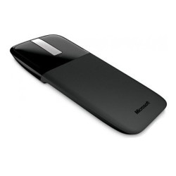 MOUSE MICROSOFT, "Arc Touch", PC sau NB, wireless, 2.4GHz, optic, 1000 dpi, butoane/scroll 2/Touch, modificare forma, negru, "RV