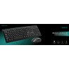 KIT wireless SPACER, tastatura wireless + mouse wireless, black, "SPDS-1100"   (timbru verde 0.8 lei)
