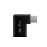 ADAPTOR LOGILINK, pt. smartphone, USB 3.2 Type-C (T) la USB 2.0 (M), USB-C 90 grade, pana la 5V / 3A 15W, negru, "AU0055" (timbr