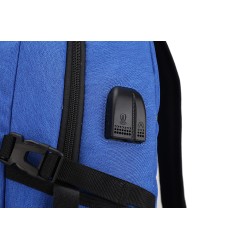 RUCSAC SPACER, pt. notebook de max. 15.6", 2 compartimente, buzunar frontal, buzunar lateral x 2, blocare fermoar, USB 2.0 (M)(p