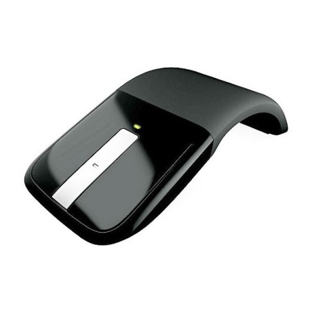MOUSE MICROSOFT, "Arc Touch", PC sau NB, wireless, 2.4GHz, optic, 1000 dpi, butoane/scroll 2/Touch, modificare forma, negru, "RV