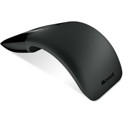 MOUSE MICROSOFT, "Arc Touch", PC sau NB, wireless, 2.4GHz, optic, 1000 dpi, butoane/scroll 2/Touch, modificare forma, negru, "RV