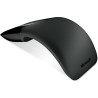 MOUSE MICROSOFT, "Arc Touch", PC sau NB, wireless, 2.4GHz, optic, 1000 dpi, butoane/scroll 2/Touch, modificare forma, negru, "RV