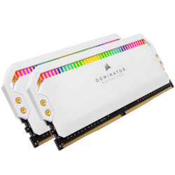 Memorie DDR Corsair "DOMINATOR PLATINUM" DDR4 16 GB frecventa 3200 MHz, 8 GB x 2 module, radiator da, iluminare RGB, latenta CL1