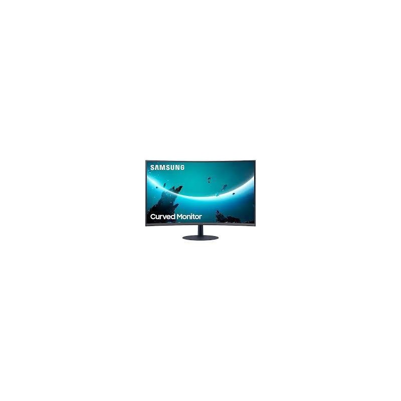MONITOR Samsung 27 inch, home | office, VA, Full HD (1920 x 1080), curbat, 250 cd/mp, 4 ms, HDMI | VGA | DisplayPort, "LC27T550F