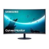MONITOR Samsung 27 inch, home | office, VA, Full HD (1920 x 1080), curbat, 250 cd/mp, 4 ms, HDMI | VGA | DisplayPort, "LC27T550F