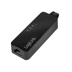 CABLU USB LOGILINK adaptor, USB 3.0 (T) la RJ45 (M), 14cm lungime totala, "UA0184A" (timbru verde 0.08 lei)