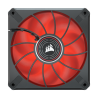 VENTILATOR CORSAIR, "ML120 LED ELITE Red Premium", pt carcasa PC, 120 mm, 2000 rpm, LED rosu, 1 ventilator, "CO-9050120-WW"