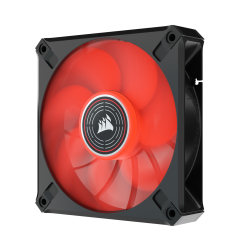 VENTILATOR CORSAIR, "ML120 LED ELITE Red Premium", pt carcasa PC, 120 mm, 2000 rpm, LED rosu, 1 ventilator, "CO-9050120-WW"