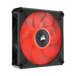 VENTILATOR CORSAIR, "ML120 LED ELITE Red Premium", pt carcasa PC, 120 mm, 2000 rpm, LED rosu, 1 ventilator, "CO-9050120-WW"