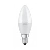 BEC LED Osram, soclu E14, putere 7W, forma lumanare, lumina alb calda, alimentare 220 - 240 V, "000004058075152915" (timbru verd
