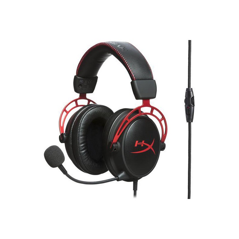 CASTI HP HYPERX CLOUD ALPHA RED, "4P5L1AM#ABB (timbru verde 0.8 lei)
