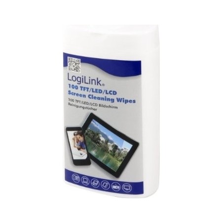 SET curatare LOGILINK, 100 servetele pt. curatare LCD, "RP0010" 45503779