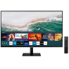 MONITOR Samsung 32 inch, home | office, VA, 4K UHD (3840 x 2160), Wide, 250 cd/mp, 8 ms, HDMI x 2, "LS32AM700PRXEN" (timbru verd